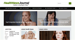 Desktop Screenshot of healthnewsjournal.com